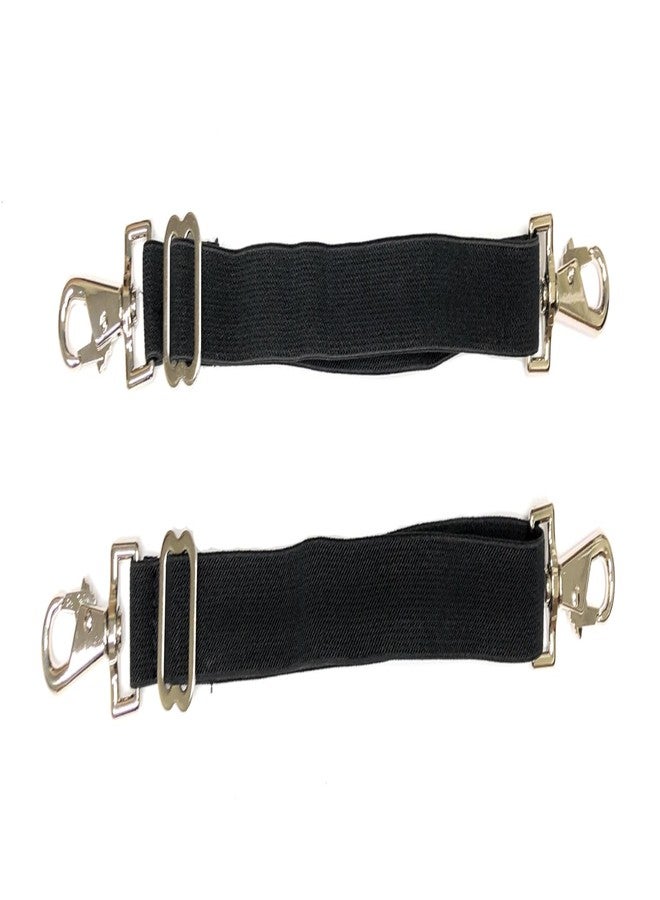 AJ Tack Replacement Leg Straps for Miniature Blankets - Black - Image 1